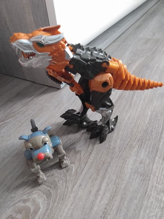 Transformers zabawka 2w1 wojownik dinozaur dla dzieci + gratis