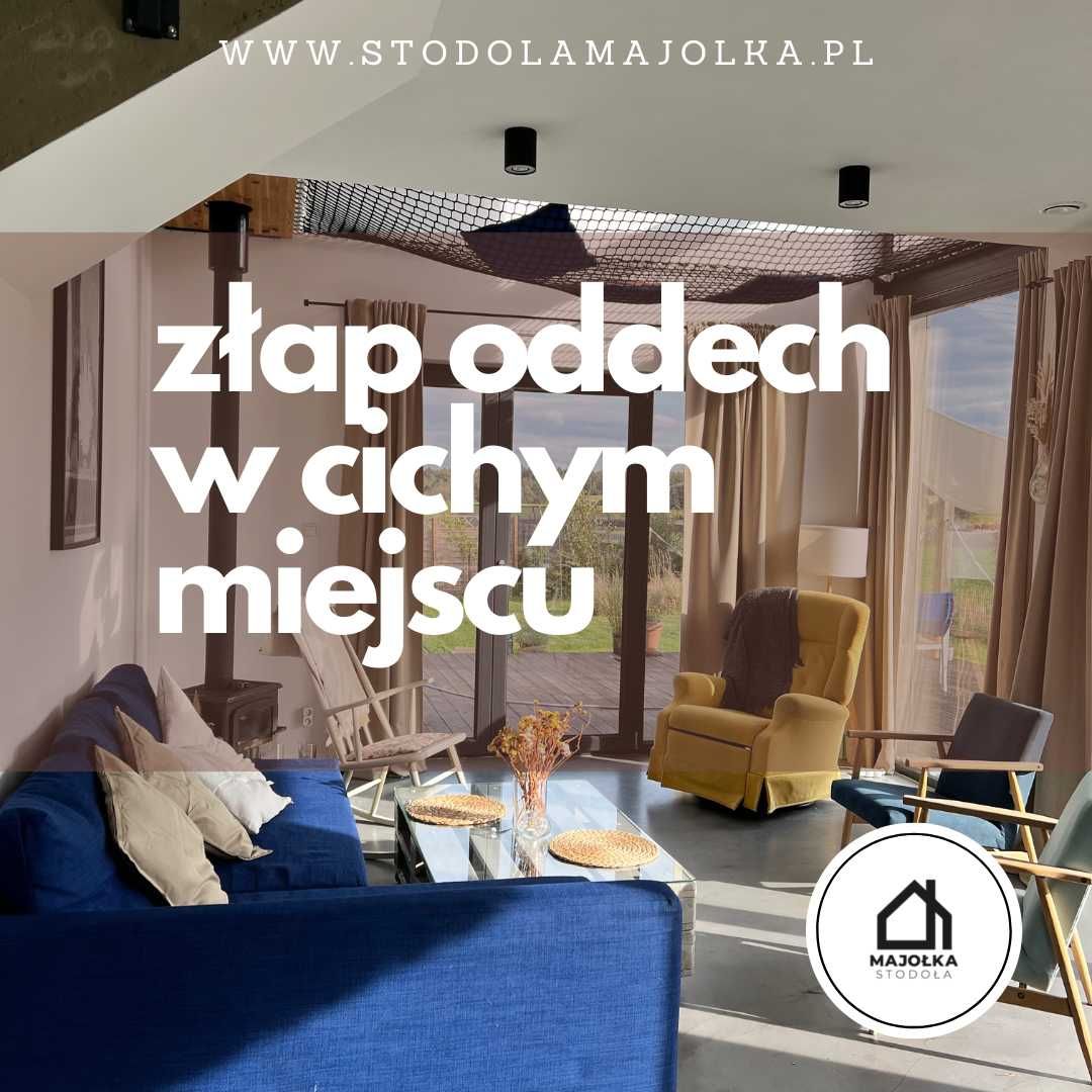 Stodoła Majołka - drewniany dom na wynajem w Górach Izerskich