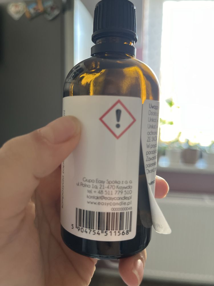Olejek zapachowy easycandle - wanilia / zużycie zaznaczone na zdjęciu