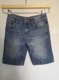Krótkie spodenki jeans chłopięce Primark r. 122