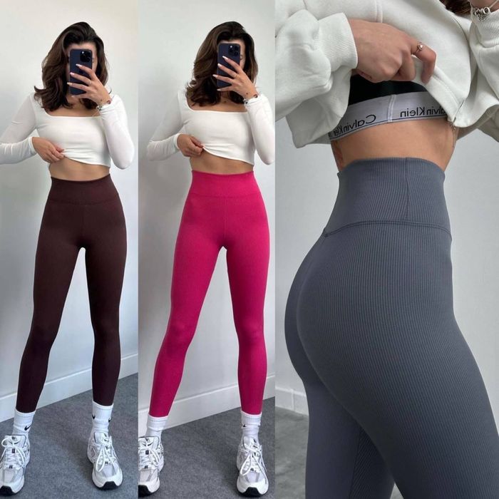 Женские лосины , утепленые лосины , лосины на флисе , лосины рубчик