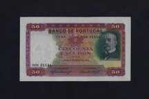 NOTA Portugal 50 Escudos 1947 P-154 AU-UNC