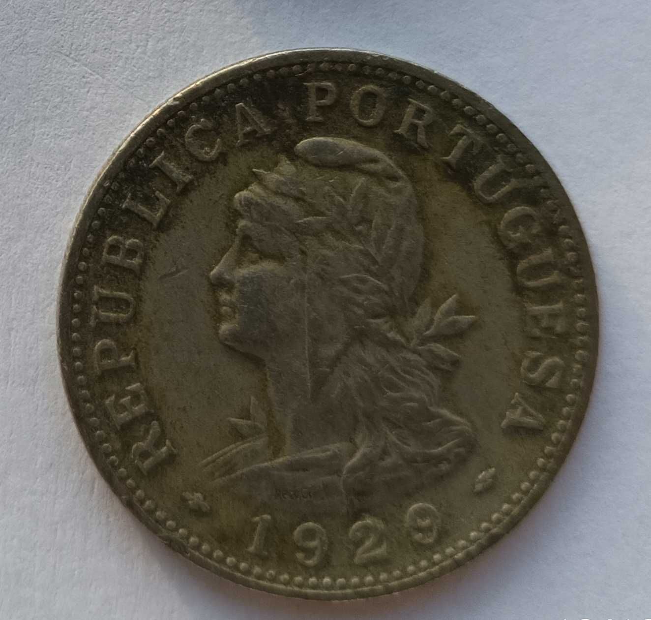 Moeda 50 centavos São Tomé e Principie de 1929