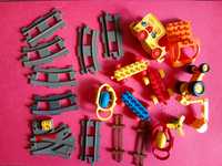 Lego duplo 18 szt za 10 zł elementy droga szyny i podkłady samochody