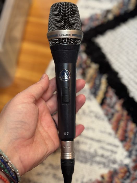 Мікрофон AKG D7 (2 штуки) і кабель Horizon balanced 4 метри (2 штуки)