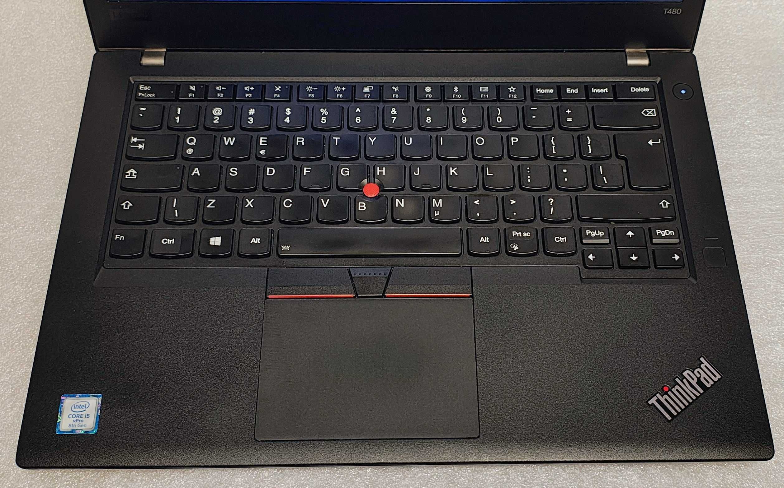 Lenovo ThinkPad T480 i5 gen-8 Ram 16 GB SSD 256 GB Full HD IPS Win 11