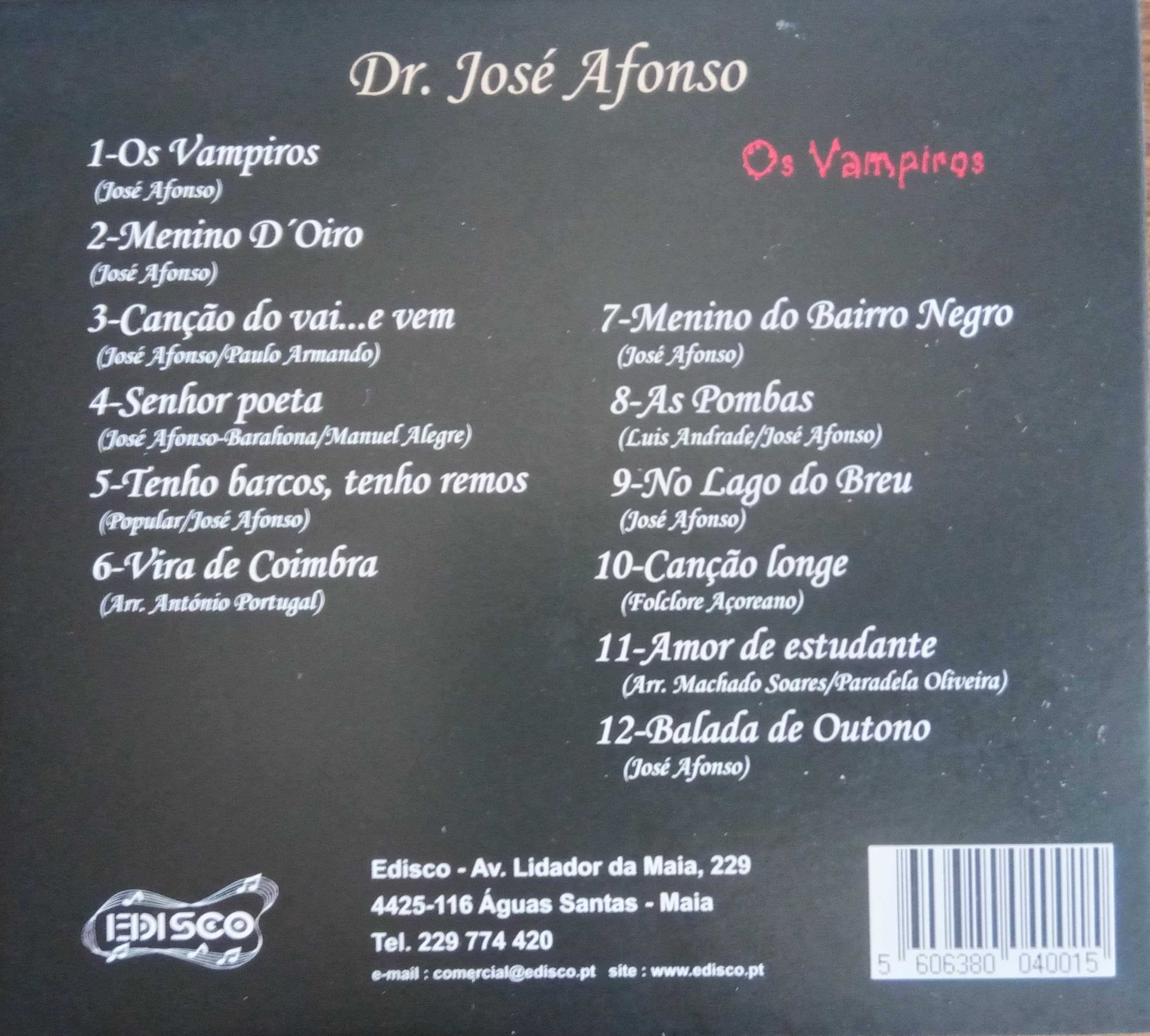 José Afonso	- - - - -		Os Vampiros	- - - - -	CD