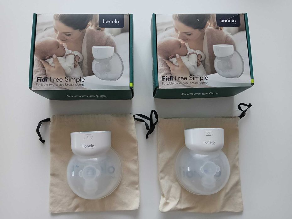 Laktator Elektryczny Muszlowy HANDS-FREE LIONELO FREE SIMPLE x 2 szt