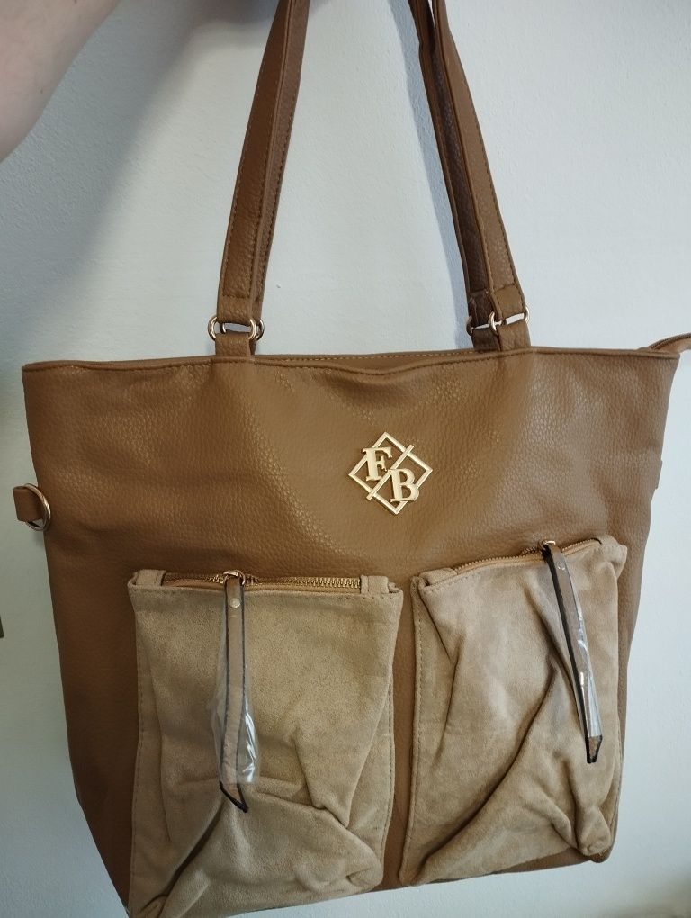 Nowa z metką torebka Fashion Bags kolor beż