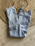 Spodnie jeansowe wysoki stan dżinsowe dżins damskie H&M XS szarpane