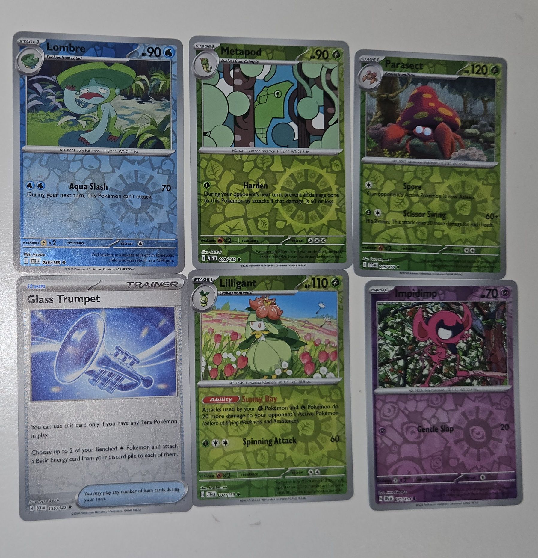 62 cartas pokémon