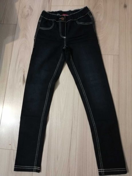 spodnie/legginsy jeansowe firmy Pepperts, dziewczynka, rozmiar 134/140
