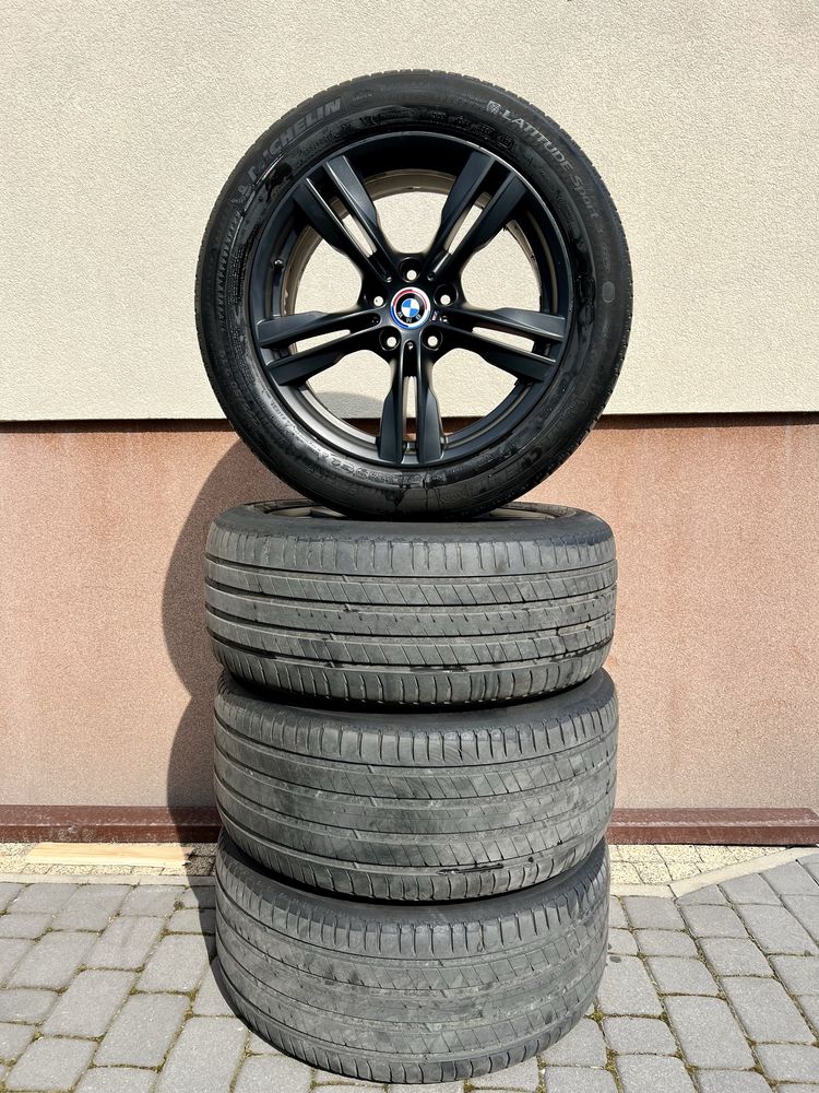 Bmw X5 F15 X6 F16 E70 Alu Felgi 19 Cali Opony TPMS M-Pakiet Czarny Mat