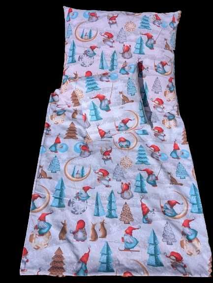 Pościel bawełniana160x200cm prezent 3elementy świąteczna Polska+gratis