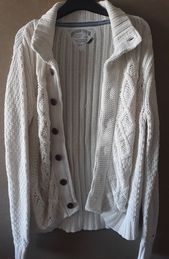 Sweter męski, kardigan Hilfiger Denim r. L