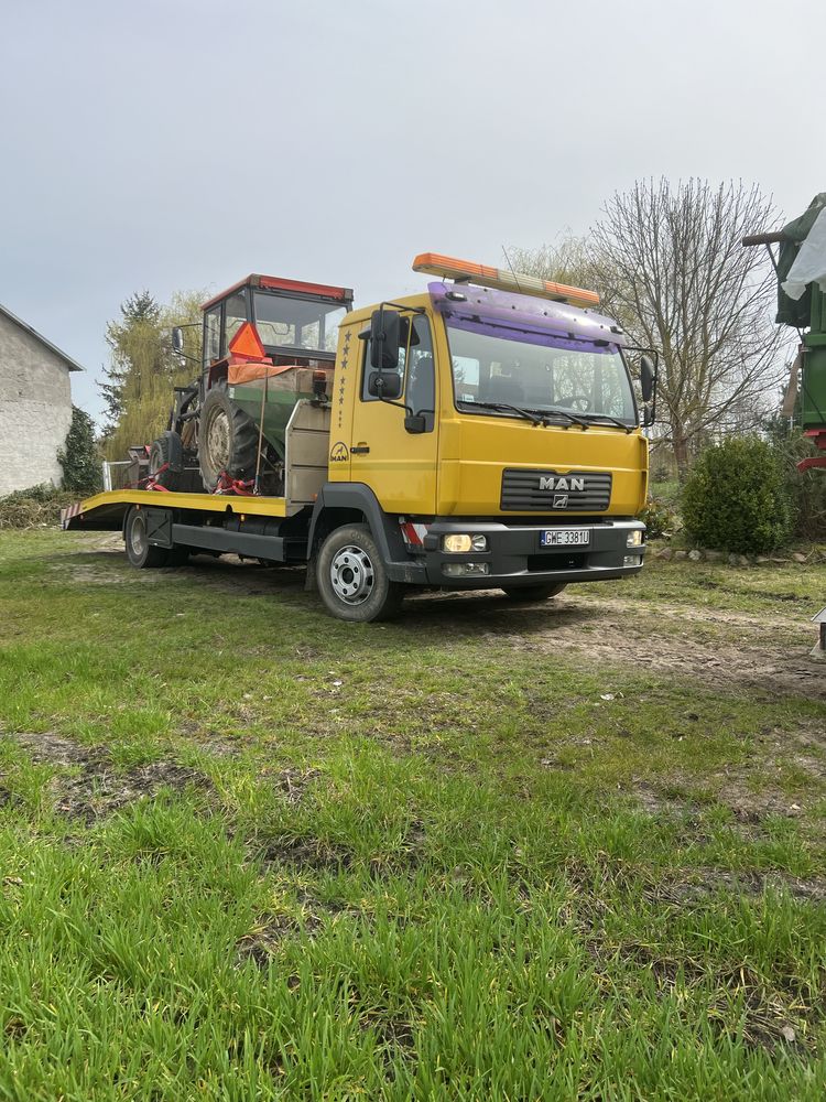 Transport laweta 7t najlepsze ceny (bus ciągnik koparka)