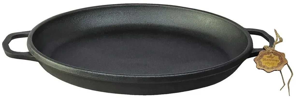 Казан чавунний узбецький об`ємом 12 л WOK із кришкою-сковородою