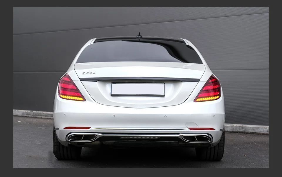 Lampy Tylnie LED Mercedes W222 DRL, Hamulec