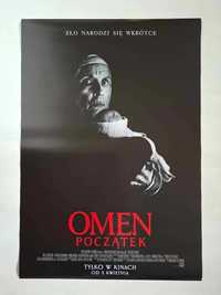 Plakat filmowy oryginalny - Omen Początek