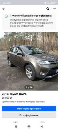 Toyota RAV4 Toyota RAV4 4x4 Salon polska serwisowana w ASO