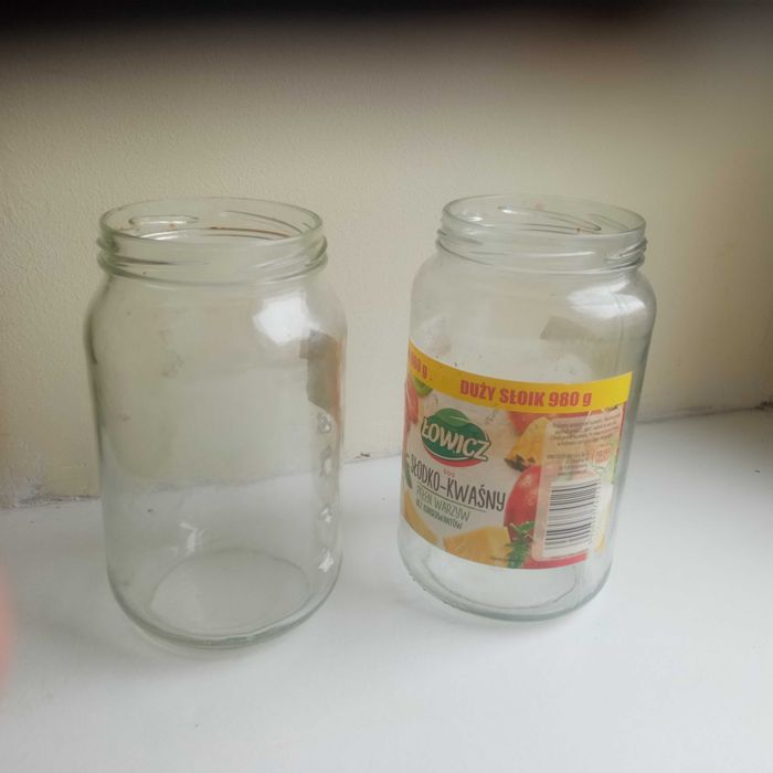 słoiki twisty 0,9l, 065, 0,75l