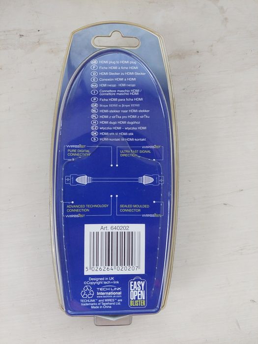 Cabo hdmi  vídeo novo selado na caixa  2 metros