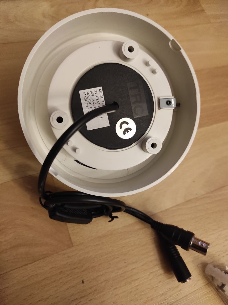 Kamera przemysłowa analogowa kopułkowa CCTV, doświetlenie IR, Nowa