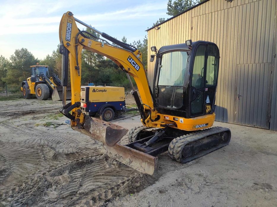 minikoparka JCB 8025 ZTS  2016r 2,8t Sprowadzona CAT Kubota Volvo