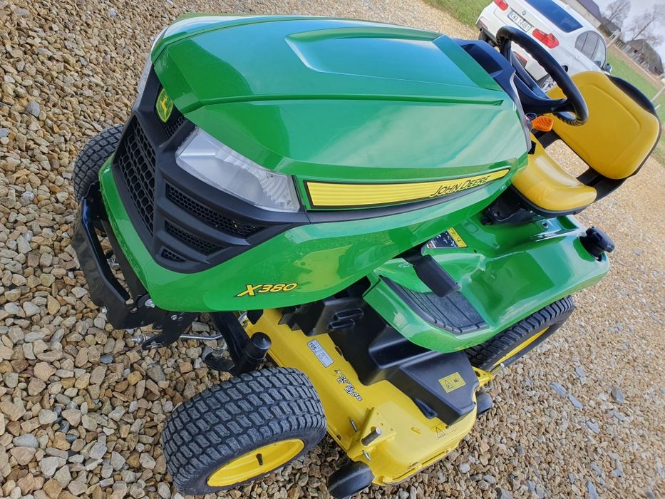 John deere x380,v2 Kawasaki 23HP x350 x540 + gratis zbieracz do trawy