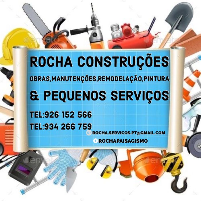 Rocha paisagismo e construções.