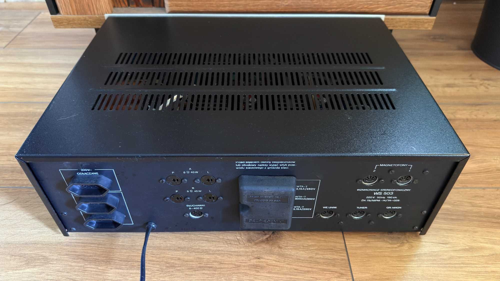 Wzmacniacz STEREO Unitra WS 503 100% Sprawny Po Serwisie !! BDB OKAZJA