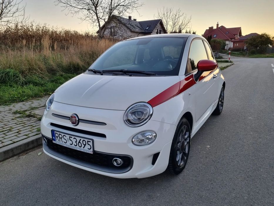 Fiat 500 Fiat 500S Sport & 1.2 benzyna 69KM & Polski Salon & Bogate wyposażenie
