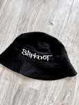 Czarna czapka typu bucket hat z logo Slipknot
