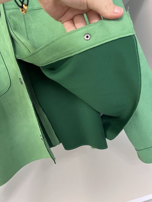 Нова жіноча куртка піджак замш zara S