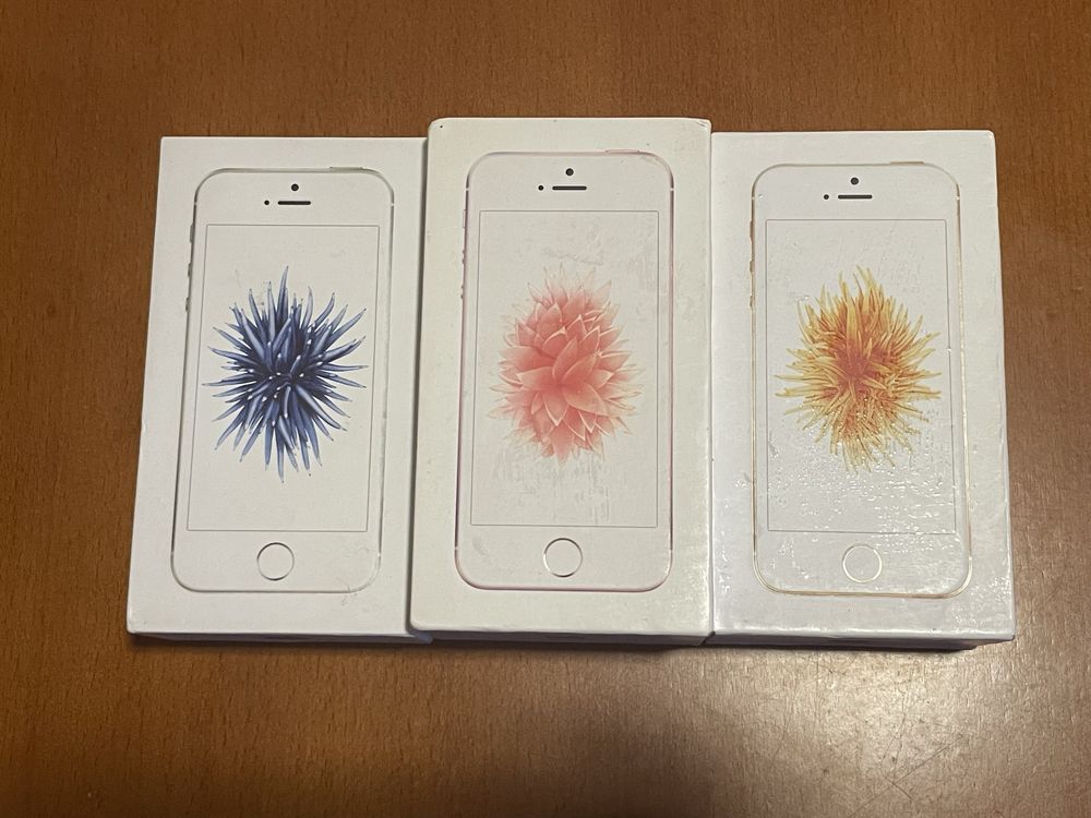Caixa iPhone SE - silver/Rose/Gold | Completa com manuais e sim tool.