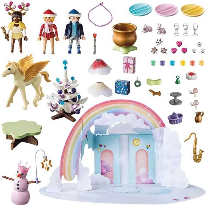 Адвент календар PLAYMOBIL 71348 Advent Christmas under the Rainbow