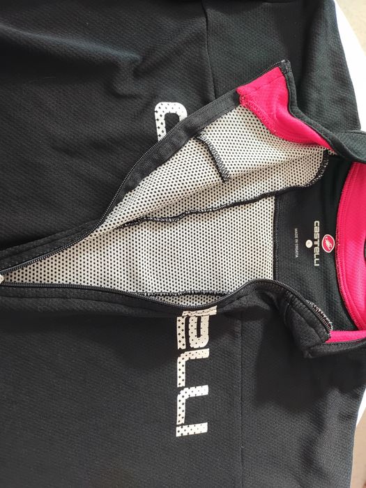 CASTELLI profesjonalna bluza rowerowa czarna L