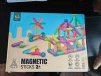 64 деталі Магнітний конструктор Magnetic sticks
