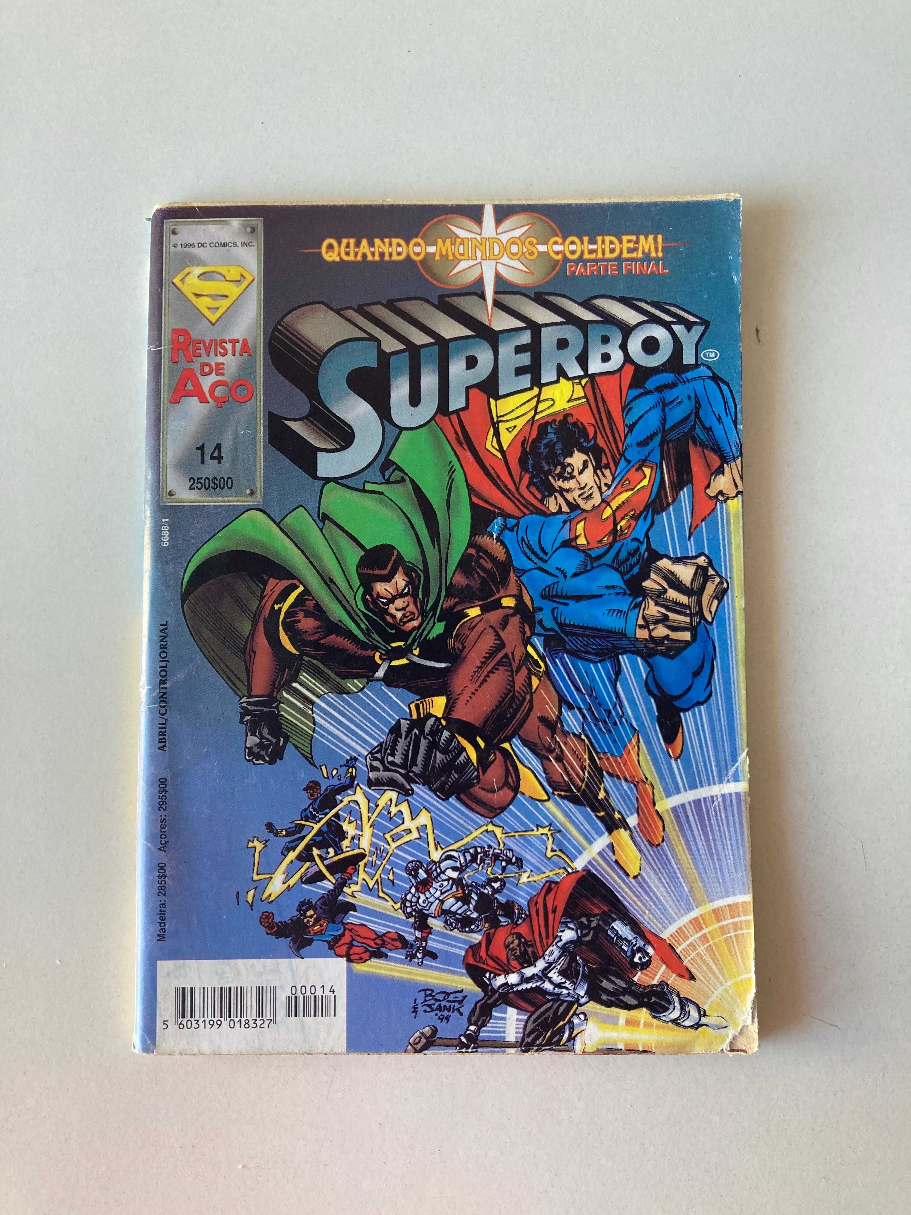 Superboy Nº 14 - Quando Mundos Colidem! Parte Final - HQ PT/PT