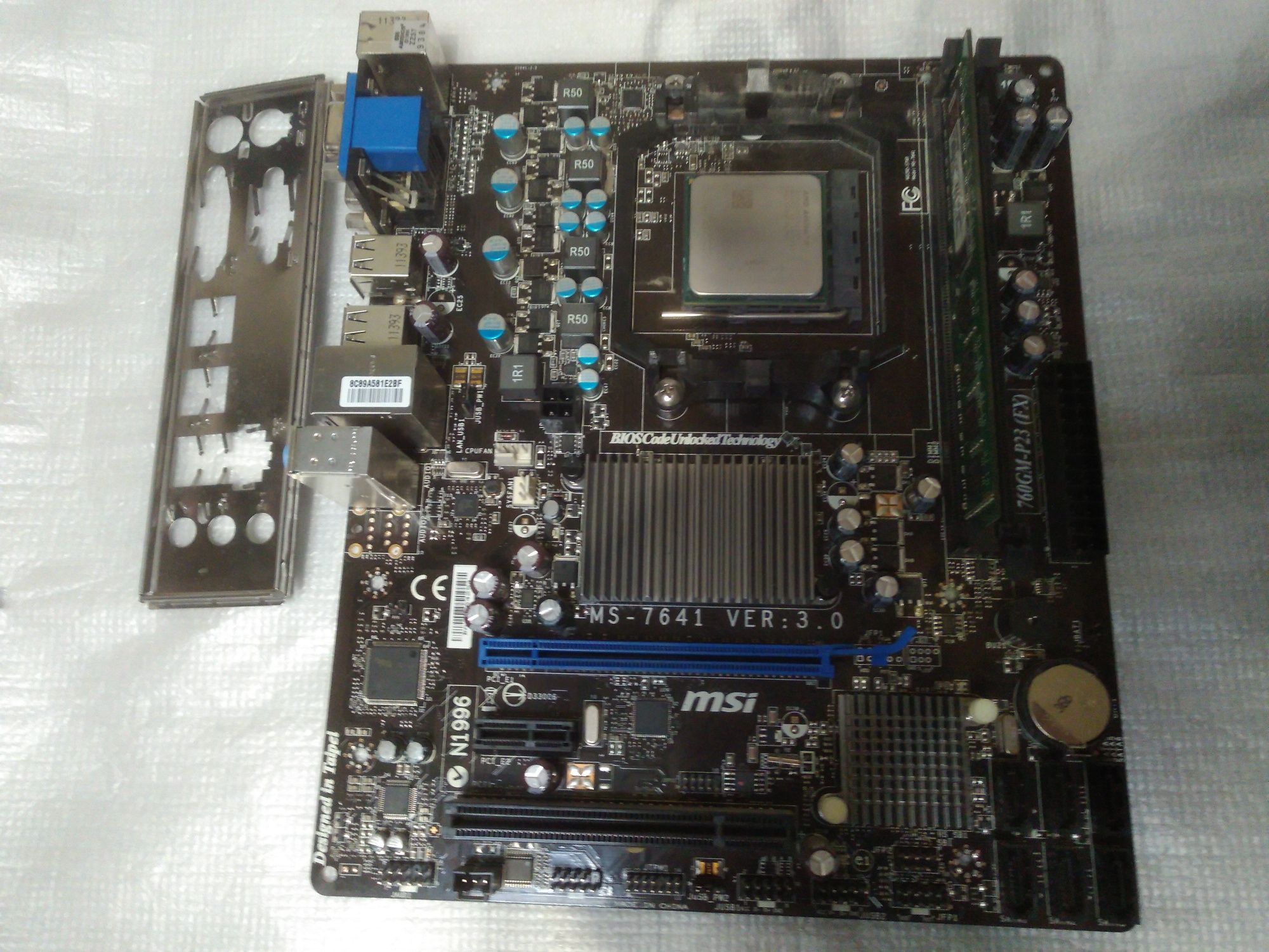 MB MSI MS-7641 материнская плата AM3+ AMD АМД