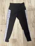 DKNY legginsy czarne z siatką
