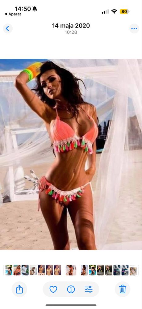 Zocco strój kąpielowy dwuczęściowy bikini boho s/m