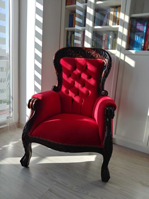 Stół i 6 krzeseł + fotel