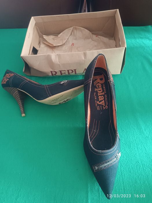 Sapatos novos replay, tamanho 38