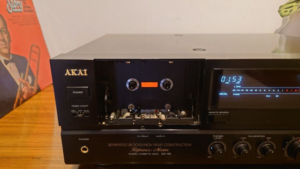 Akai GX95 bez kieszeni kasety, w pełni sprawny