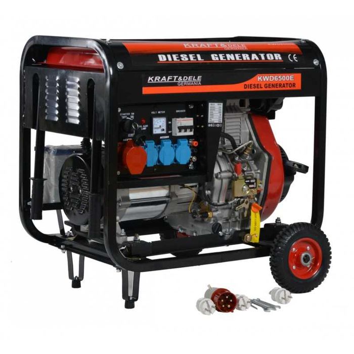 NOWY generator prądotwórczy agregat diesel 6500W 400V 8,5 KM KD120