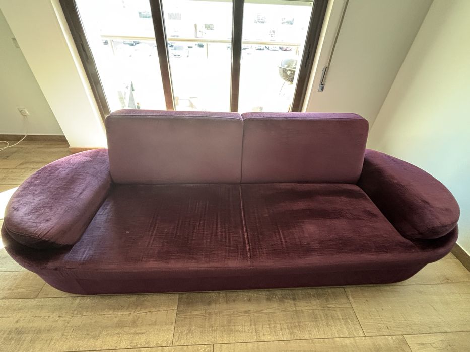 Sofa ANTARTE 3 lugares em veludo