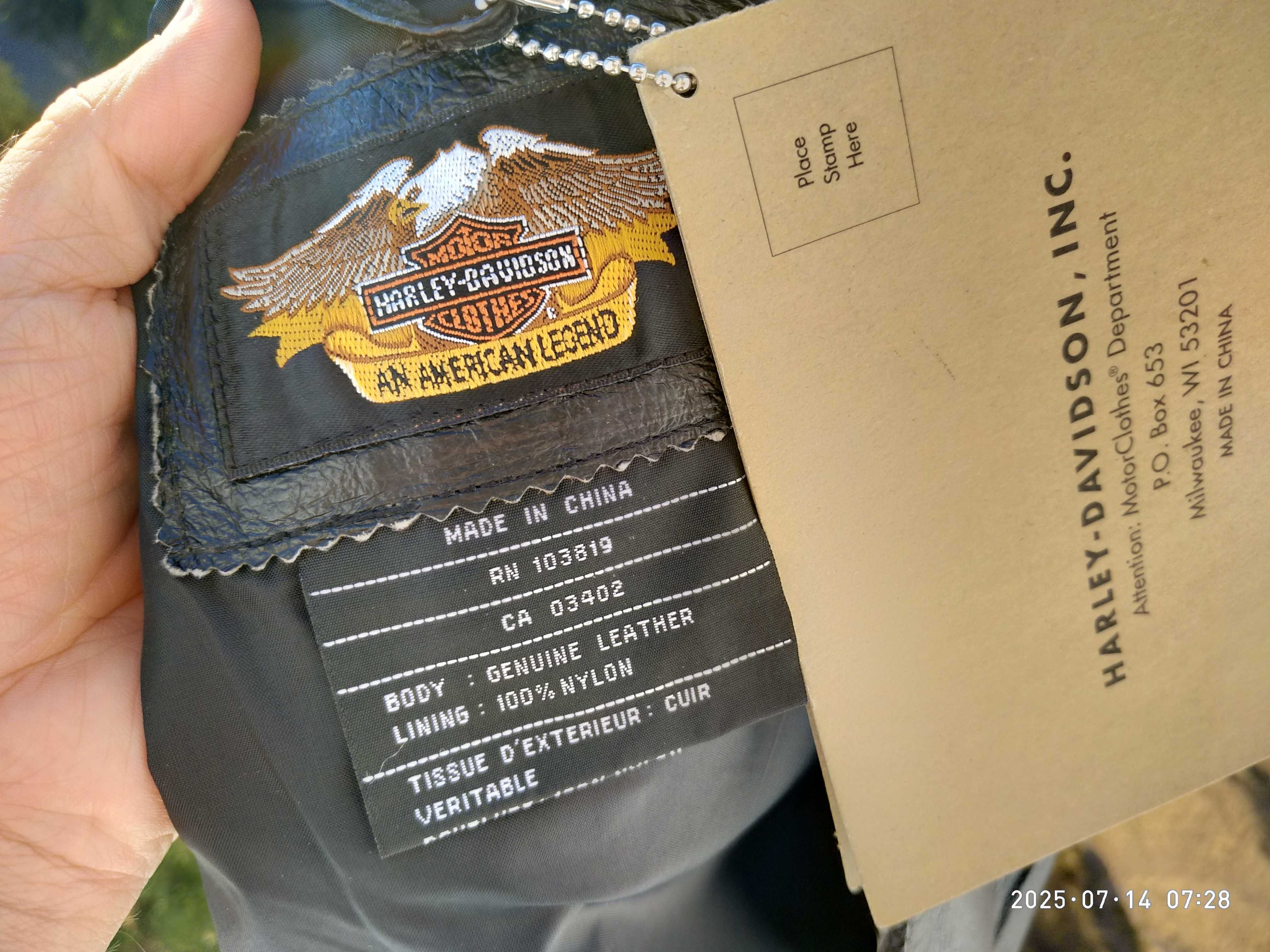 Жилет Harley Davidson Alamosa Vest размер S/M 01.2002 Винтаж , Новый !
