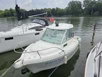 Pilothouse łódź motorowa kabinowa z przyczepą i silnikiem