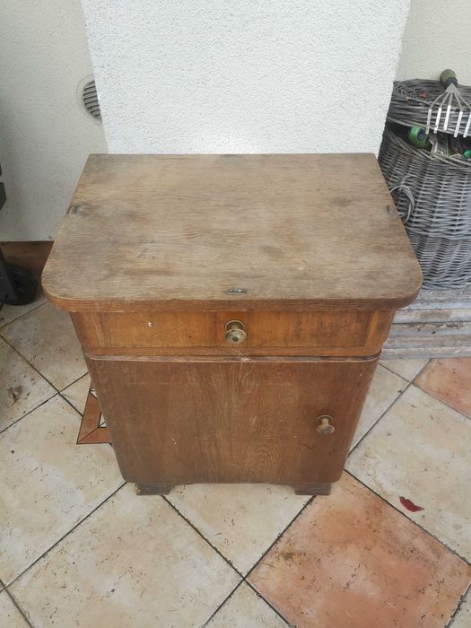 Nocna szafka, dębowa stara do renowacji